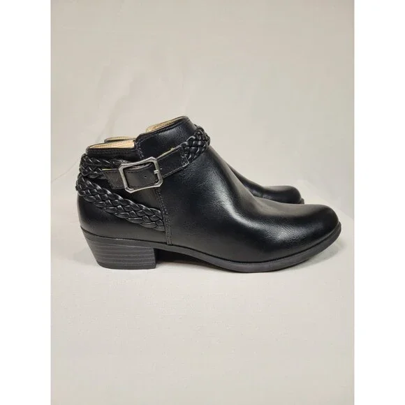 LifeStride Womens Adriana Ankle Bootie Size 9.5M Black Dress Shoes Comfortable - Picture 4 of 10